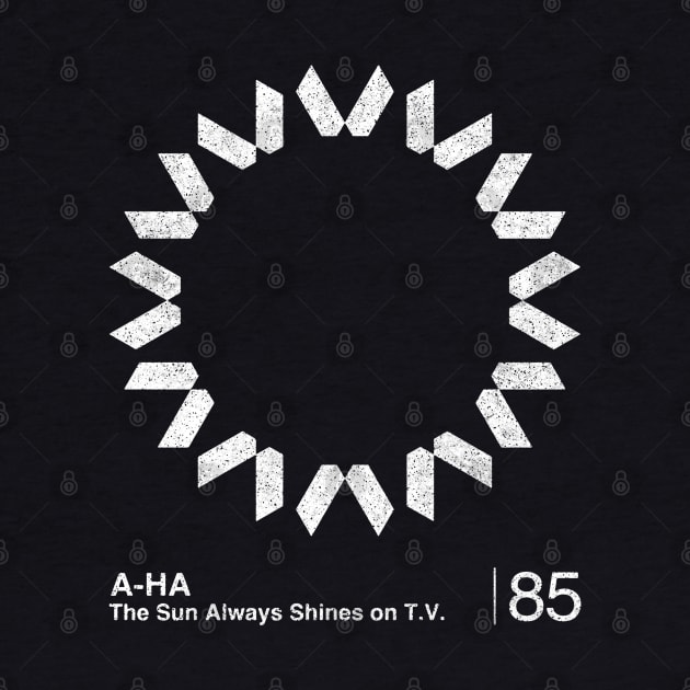 A-Ha / Minimalist Graphic Artwork Design by saudade